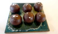Salted caramel truffles