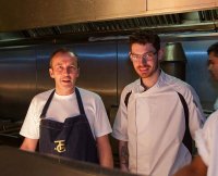 Carl Clarke and Forest's Head Chef Steve Wilson
