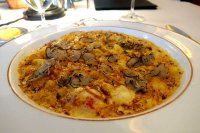 Lobster macaroni with shaved black truffle