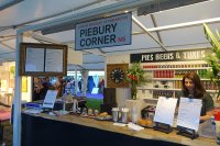 The Piebury Corner stand with excellent taste in music