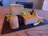 Caws Cenarth cheeses at the Harbourmaster