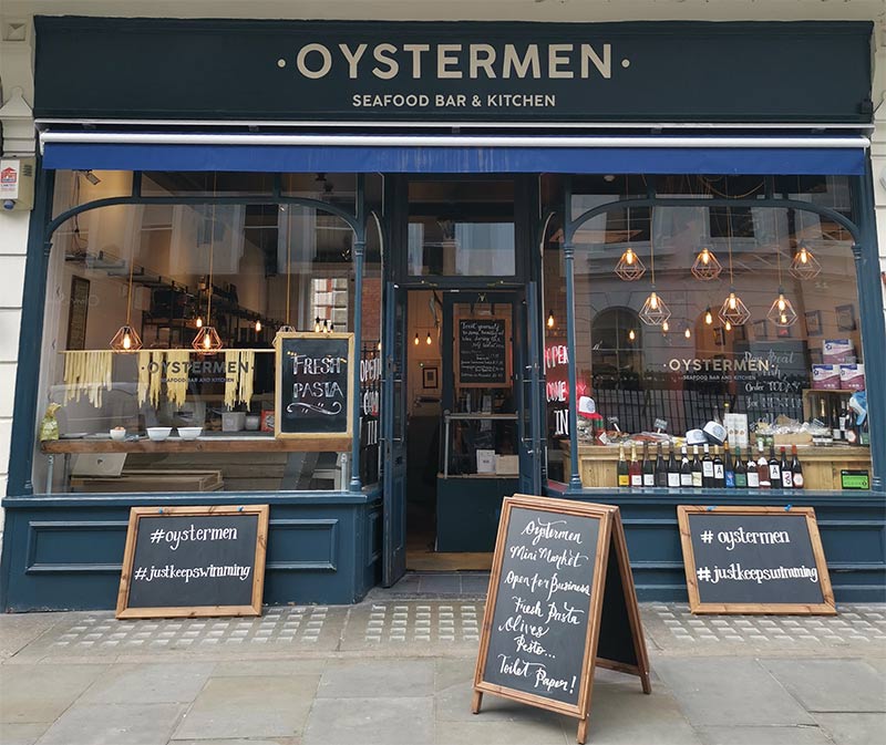 The Oystermen have launched a shop that delivers across London