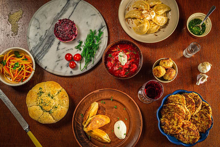 Ukranian restaurant Pampushka is popping up at Soho's Sun and 13 Cantons