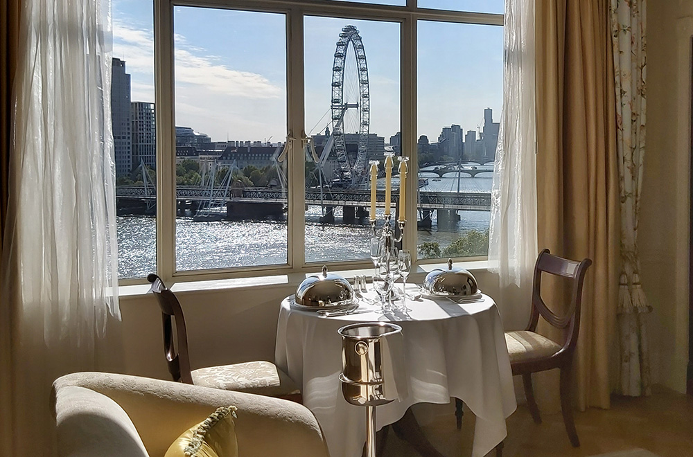 Now you can book a riverside suite at The Savoy - just for dinner
