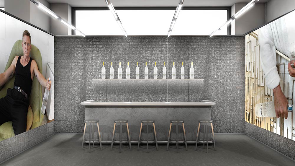 There's a Belvedere pop-up bar in Selfridges 