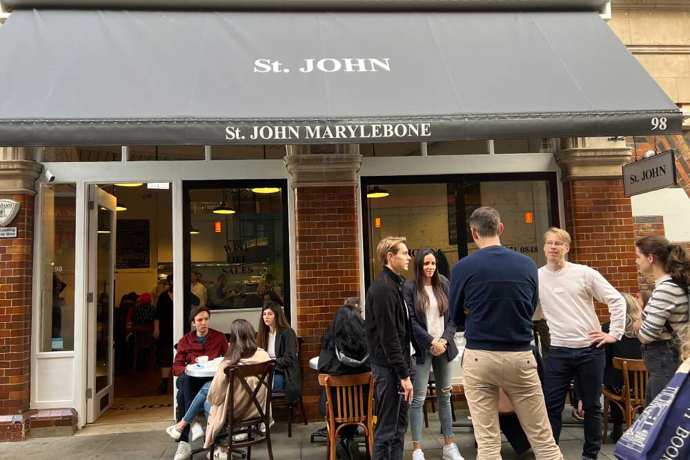 St John opening in Marylebone