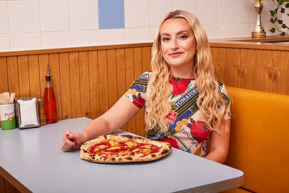 Yard Sale teams up with Chicken Shop Date's Amelia Dimoldenberg for a Women's Euros pizza