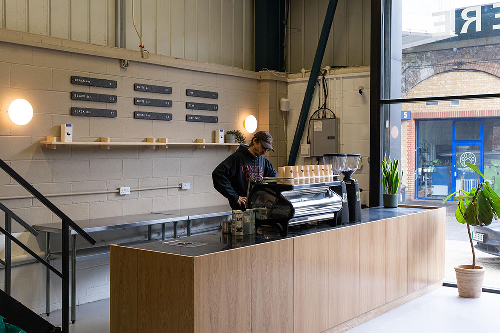 Elsewhere Coffee have turned their Deptford roastery into a coffee bar