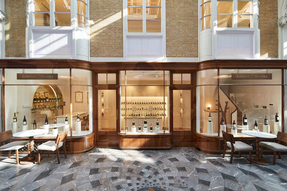 Justerini & Brooks have opened a boutique and tasting rooms in the Burlington Arcade