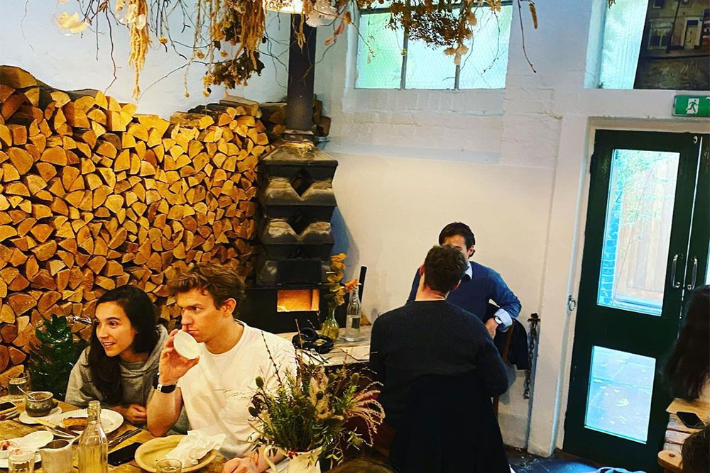 London restaurants with real fires