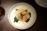 Broccolini, chilli, pear, air dried tuna