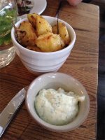 Rotisserie potatoes and ailoi