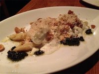 Burrata with morels at Traif