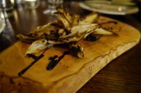 Chargrilled chicory with vin cotto