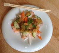Cured salmon and miso Kake-ake