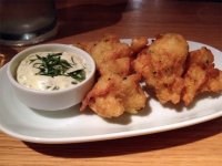 Salt cod fritters