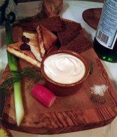 Cod liver mousse with warm toast