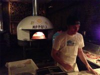 The oven in action at Paulie Gee's