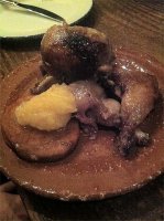 Foie gras and fig stuffed quail