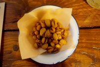 Saffron-roasted pistachios