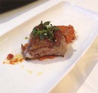 Pluma - pork fillet with romesco sauce