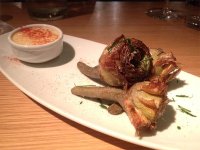 Crisp fried baby artichokes