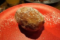 Yorkshire rhubarb doughnut