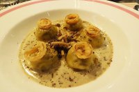 Truffled potato and mushroom vareniki