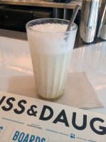The vanilla egg cream from Russ and Daughters