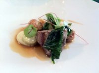 Cumbrian hogget, artichokes and chenopodiums