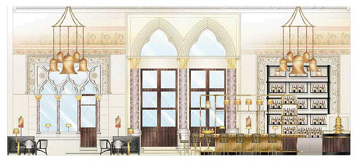 Marcus Wareing's Gilbert Scott designs revealed