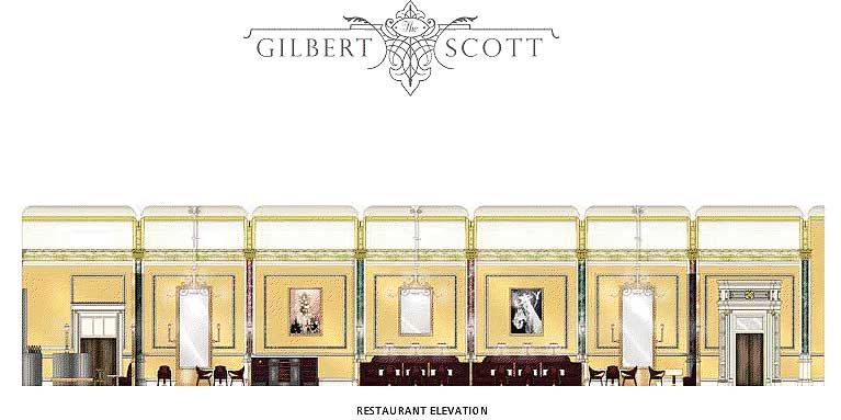 Marcus Wareing's Gilbert Scott designs revealed