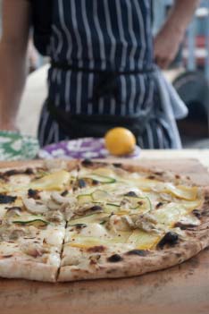 ﻿Burnt Enz and Homeslice team up for a London pizza party