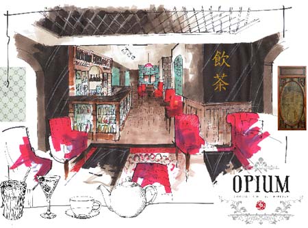 Opium cocktail and dim dum parlour opens in th heart of Chinatown