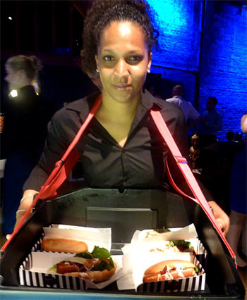Spicy popcorn and glow-in-the-dark hot dogs at the launch of the British Airways Silent Picturehouse