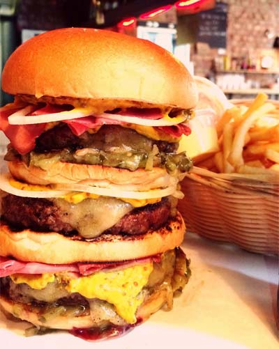 Tommi's returns to the Princess of Wales with a triple burger