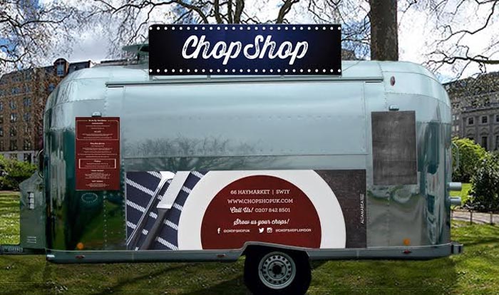 Chop Shop launch a new van in St James' Square