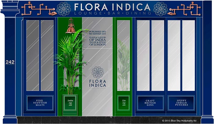 Botanical Indian restaurant Flora Indicia comes to Old Brompton Road