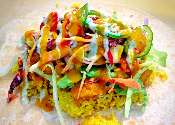 Pilau settles down with their Indian street wraps in Soho