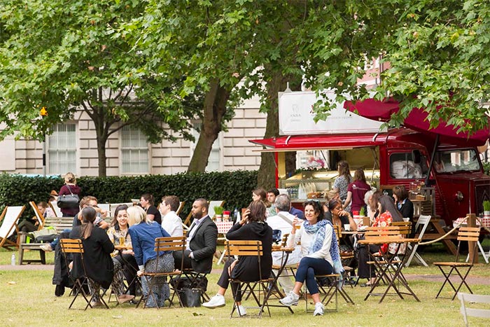 Summer in the Square sees restaurants and bars take over Grosvenor Square