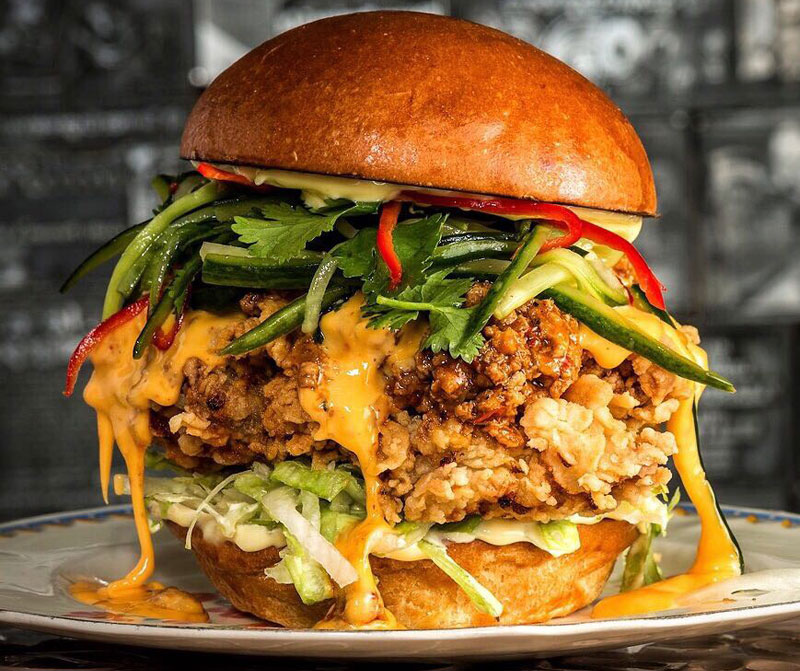 Chick n Sours launches the huge Macho Nacho burger