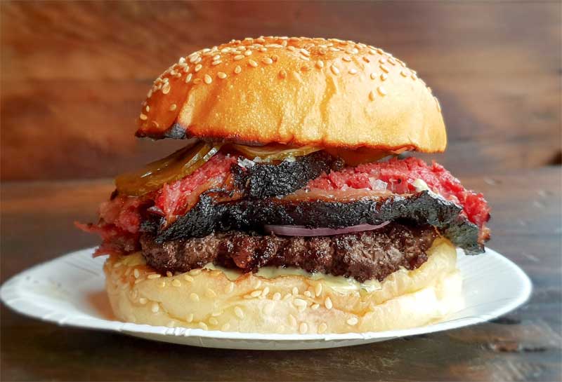 Bleecker and Smokestak team up for an epic burger