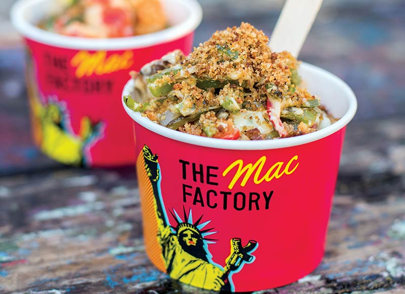 Mac n Cheese to go from The Mac Factory, popping up at Debenhams on Oxford Street
