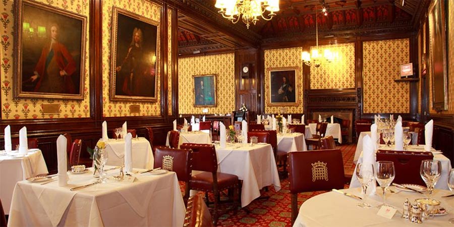 The Peers' Dining Room is open again if you fancy dining like a lord