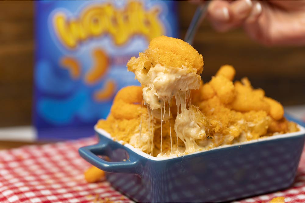 In search of comfort food? How about Wotsit Mac n Cheese, delivered?
