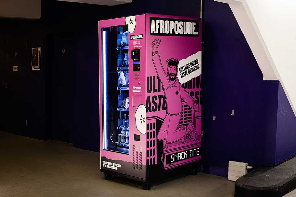 afroposure vending machine peckham levels