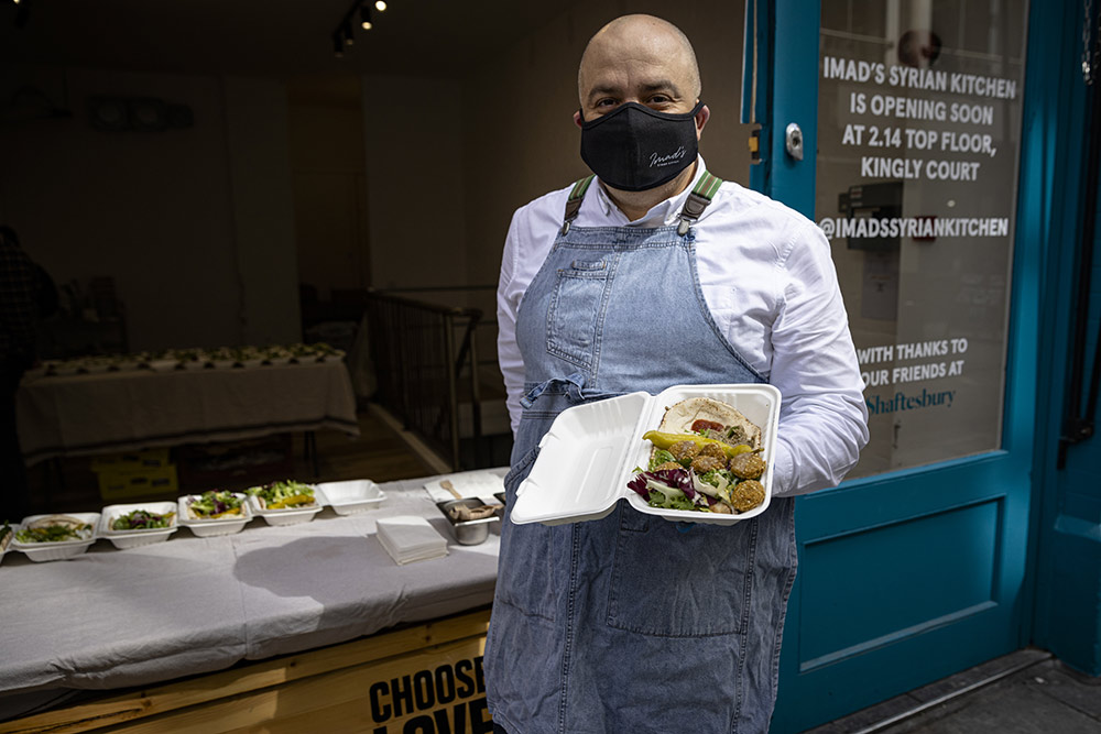 Imad's Syrian Kitchen pops up in Carnaby with a falafel bar