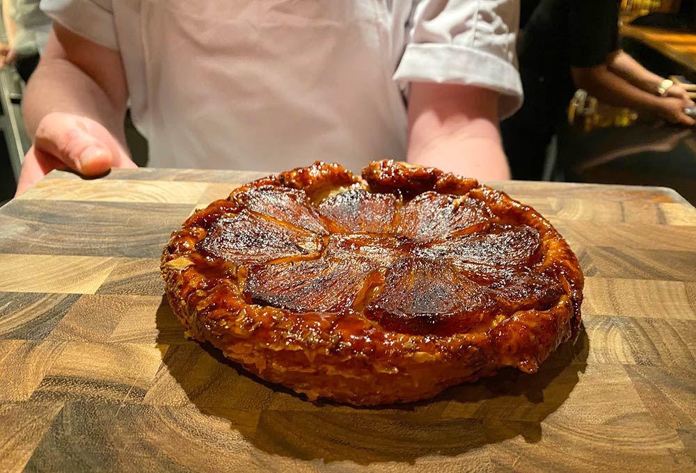 onion tarte tatin