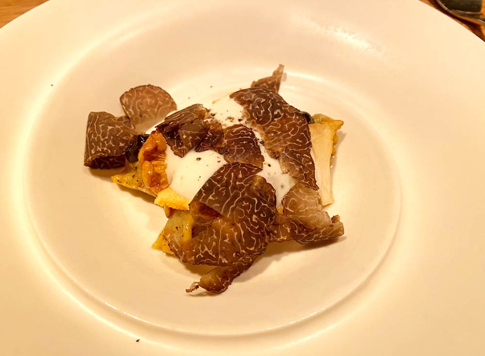 Black truffles at Kitchen Table