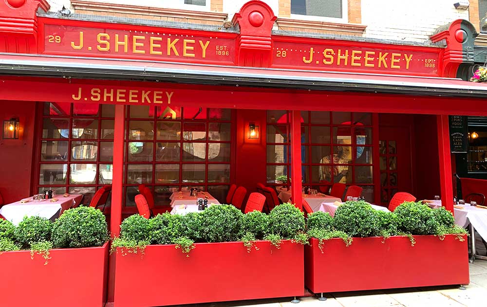 j sheekey restaurant covent garden review